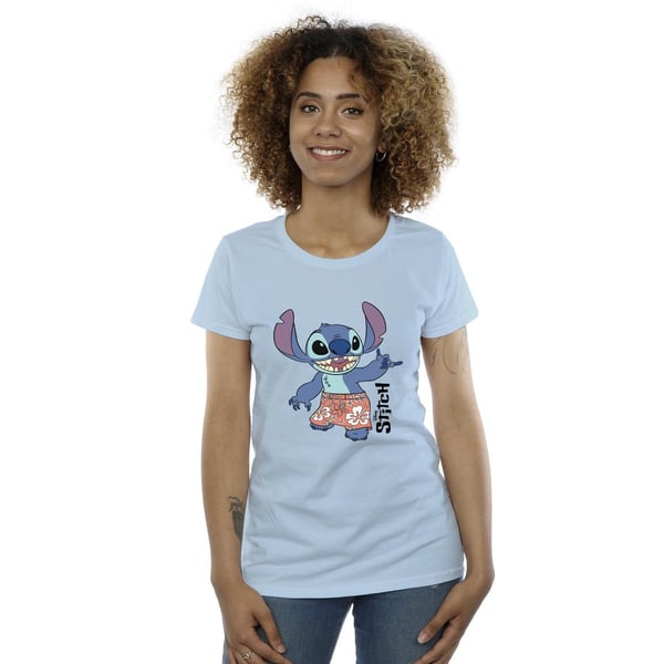 Disney Womens/Ladies Lilo & Stitch Bermuda Shorts Cotton T-Shirt