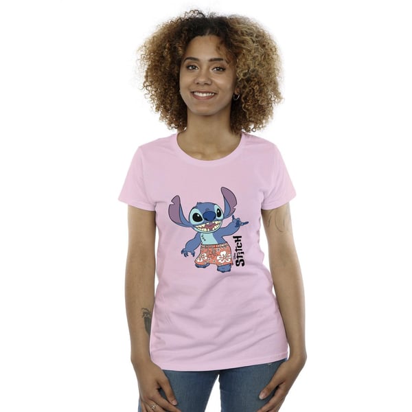Disney Womens/Ladies Lilo & Stitch Bermuda Shorts Cotton T-Shirt