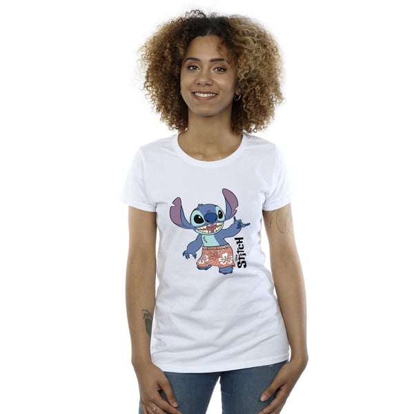 Disney Womens/Ladies Lilo & Stitch Bermuda Shorts Cotton T-Shirt