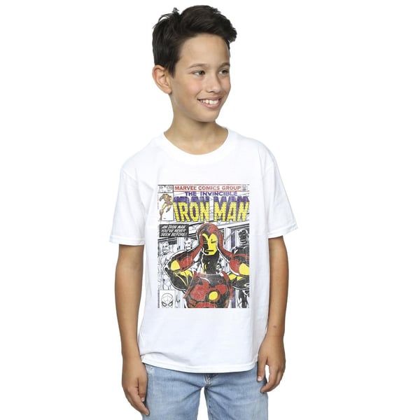 Marvel Boys Iron Man Head Gear Off T-Shirt