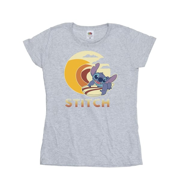 Disney Womens/Ladies Lilo & Stitch Summer Waves Cotton T-Shirt