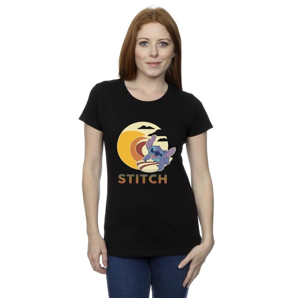 Disney Womens/Ladies Lilo & Stitch Summer Waves Cotton T-Shirt