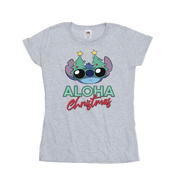 Disney Womens/Ladies Lilo And Stitch Christmas Tree Shades Cotton T-Shirt