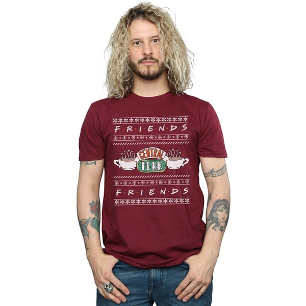 Friends Mens Fair Isle Central Perk T-Shirt