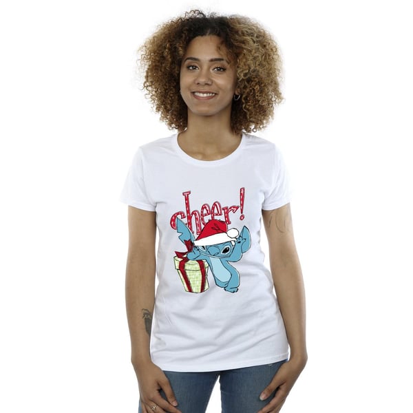 Disney Womens/Ladies Lilo And Stitch Cheer Cotton T-Shirt