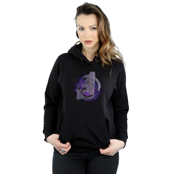 Marvel Womens/Ladies Avengers Endgame Space Logo Hoodie