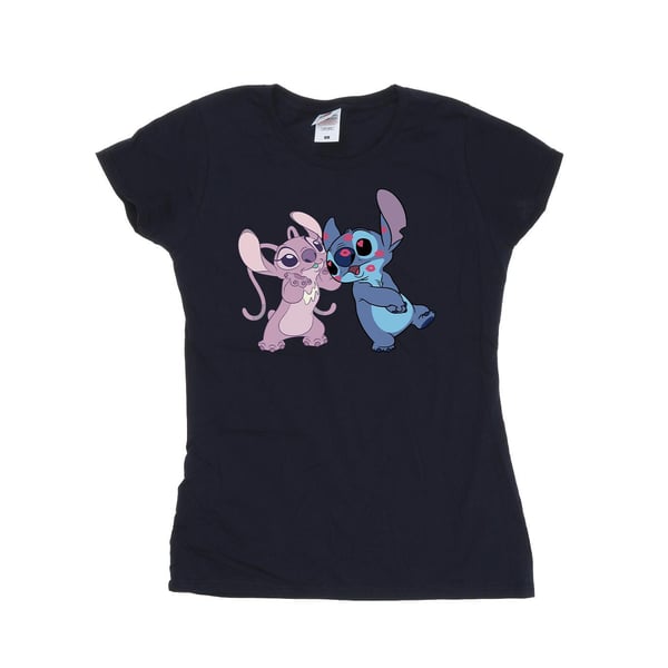 Disney Womens/Ladies Lilo & Stitch Kisses Cotton T-Shirt