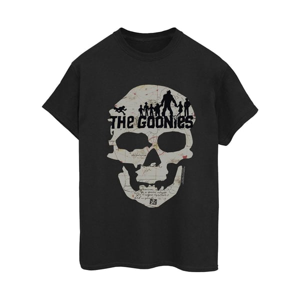 The Goonies Womens/Ladies Map Skull Cotton Boyfriend T-Shirt