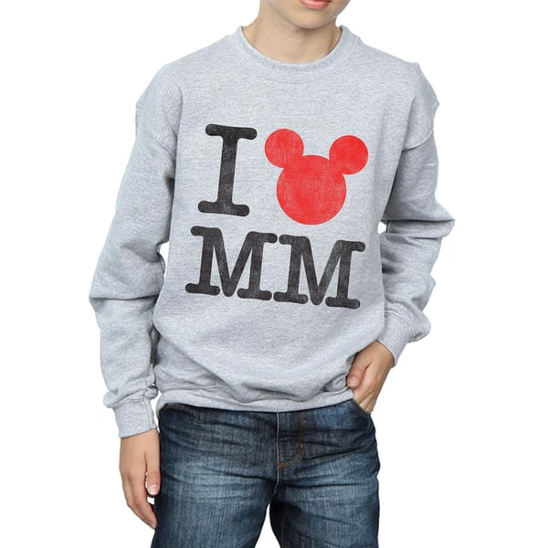 Disney Boys Mickey Mouse I Love Mickey Sweatshirt