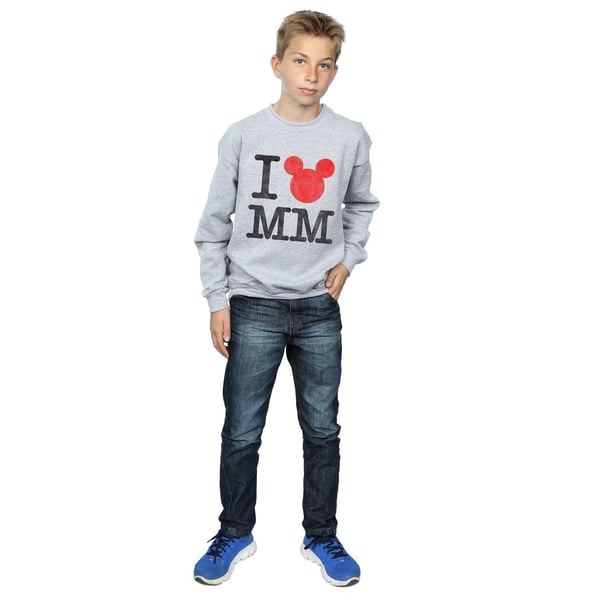 Disney Boys Mickey Mouse I Love Mickey Sweatshirt