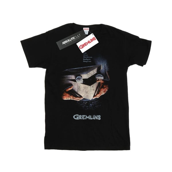 Gremlins Womens/Ladies Gizmo Distressed Poster Cotton Boyfriend T-Shirt