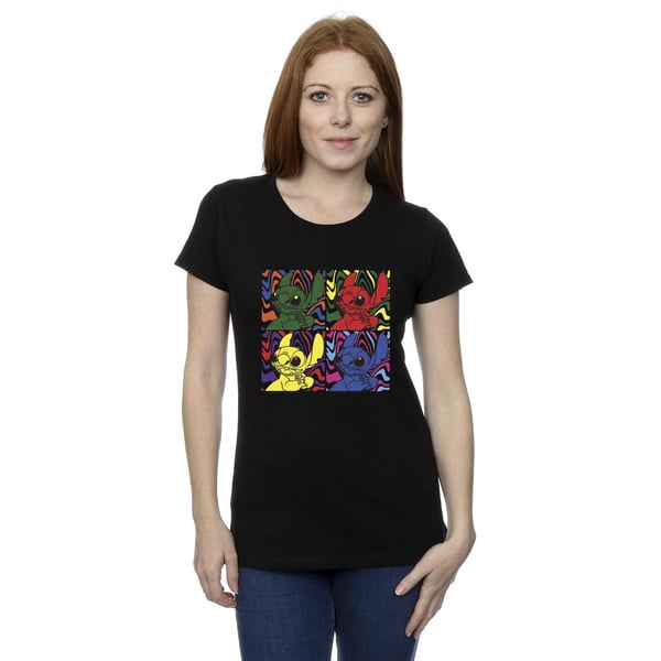Disney Womens/Ladies Lilo & Stitch Pop Art Cotton T-Shirt