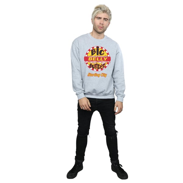 DC Comics Mens Arrow Big Belly Burger Logo Sweatshirt