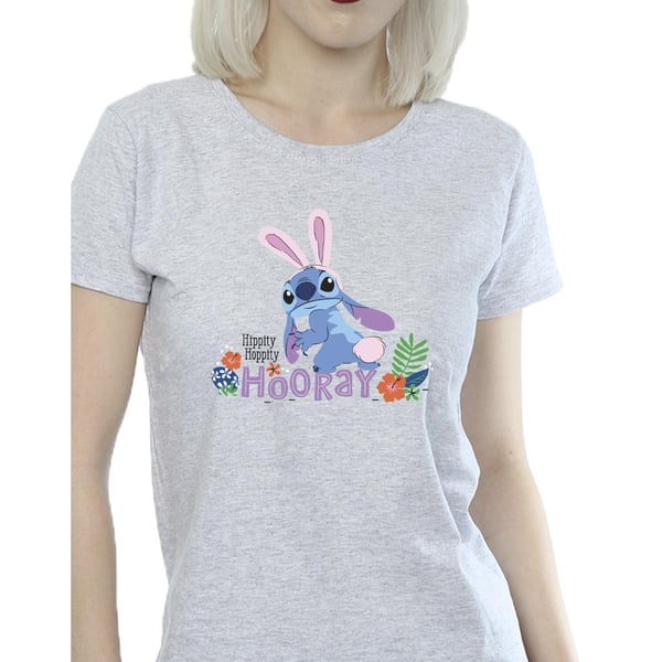 Disney Womens/Ladies Lilo & Stitch Hippity Hop Stitch Cotton T-Shirt