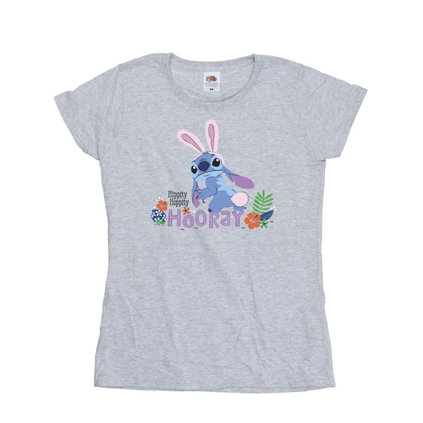 Disney Womens/Ladies Lilo & Stitch Hippity Hop Stitch Cotton T-Shirt
