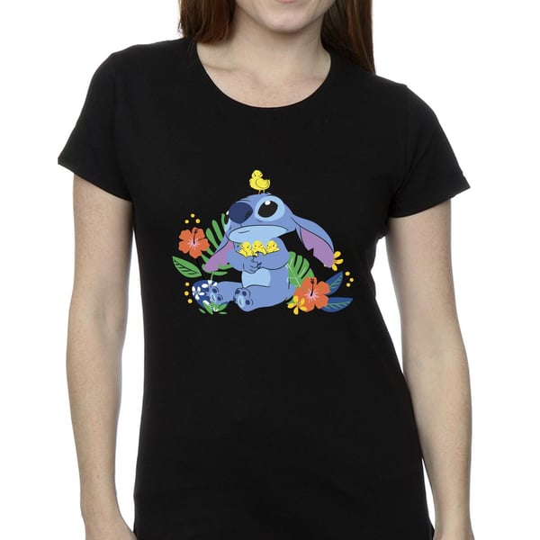 Disney Naiset Lilo & Stitch Linnut Puuvilla T-paita