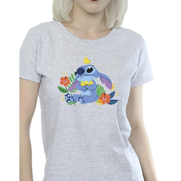 Disney Naiset Lilo & Stitch Linnut Puuvilla T-paita