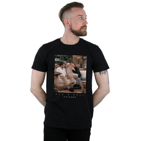 Friends Mens Hug And Roll T-Shirt