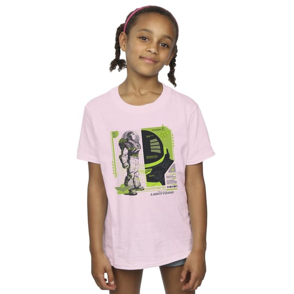 Disney Girls Lightyear Buzz Tech Panel Cotton T-Shirt