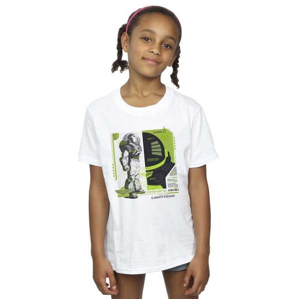 Disney Girls Lightyear Buzz Tech Panel Cotton T-Shirt