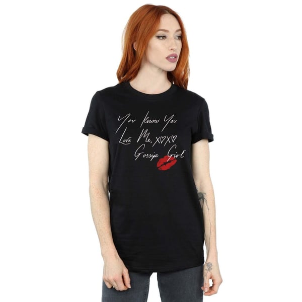 Gossip Girl Womens/Ladies You Know You Love Me Cotton Boyfriend T-Shirt