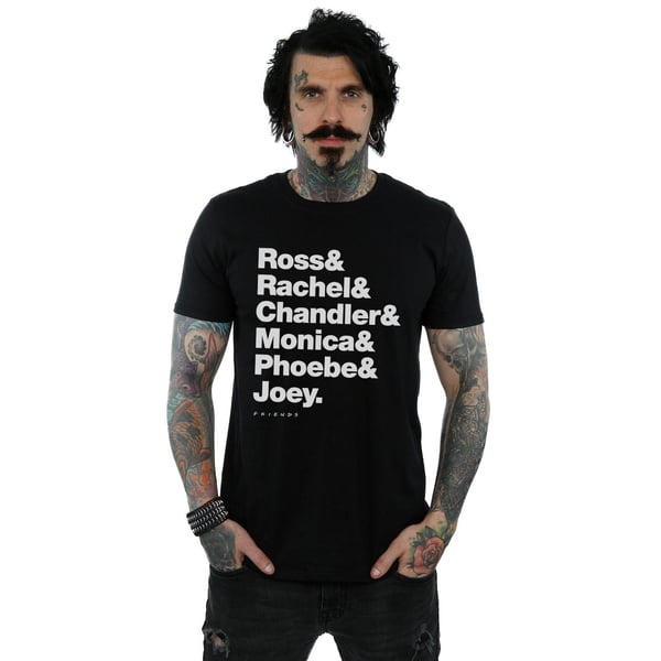 Friends Mens First Names Text T-Shirt