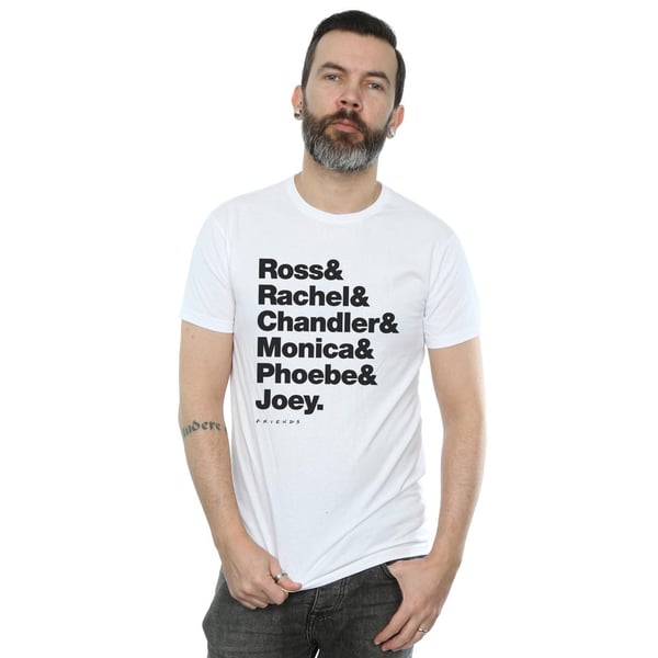 Friends Mens First Names Text T-Shirt