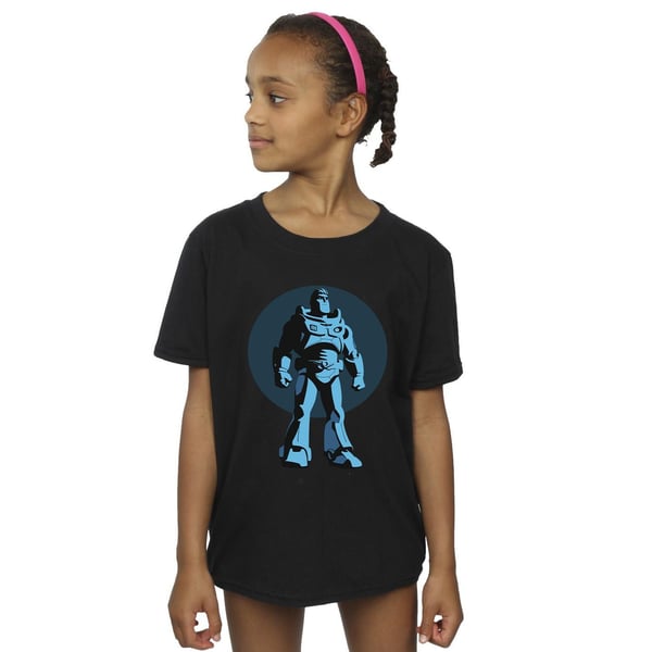Disney Girls Lightyear Buzz Standing Circle Cotton T-Shirt