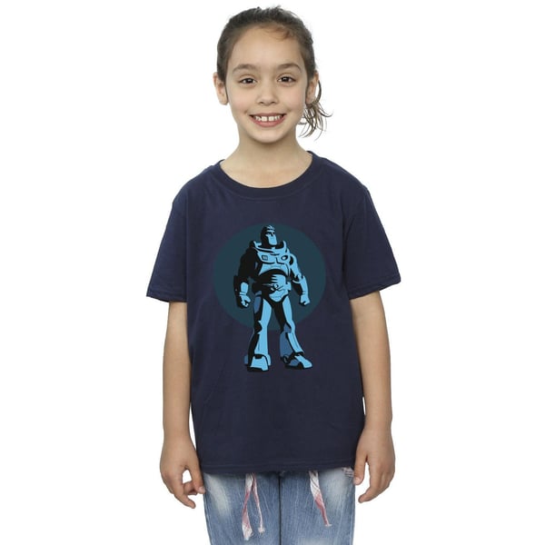 Disney Girls Lightyear Buzz Standing Circle Cotton T-Shirt