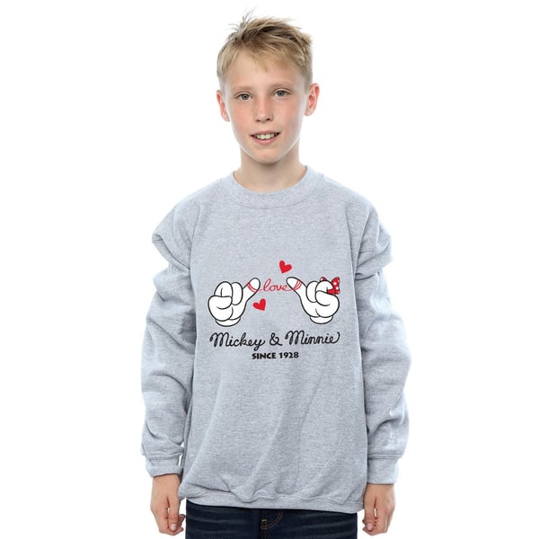 Disney Boys Mickey Mouse Love Hands Sweatshirt