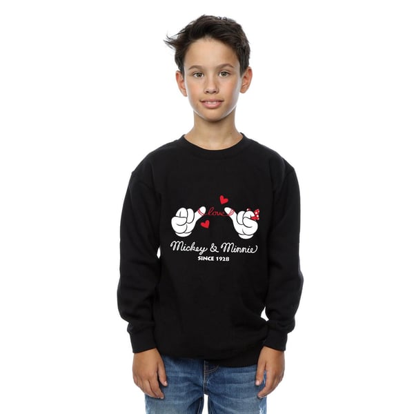 Disney Boys Mickey Mouse Love Hands Sweatshirt