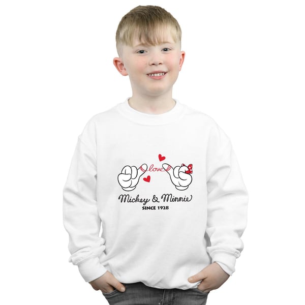 Disney Boys Mickey Mouse Love Hands Sweatshirt