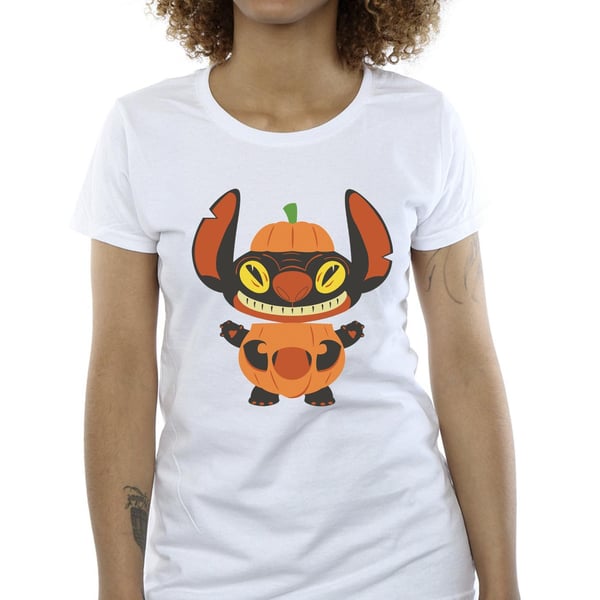 Disney Womens/Ladies Lilo & Stitch Pumpkin Costume Cotton T-Shirt