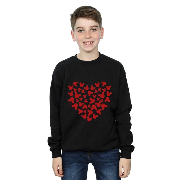 Disney Boys Mickey Mouse Heart Silhouette Sweatshirt