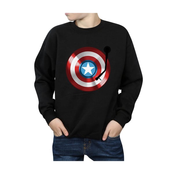 Marvel Boys Captain America Turntable Sweatshirt