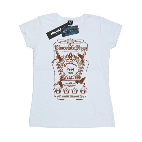 Harry Potter Naisten Suklaasammakot Mono Label Puuvillainen Boyfriend T-paita
