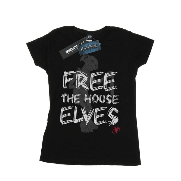 Harry Potter Womens/Ladies Dobby Free The House Elves Cotton Boyfriend T-Shirt