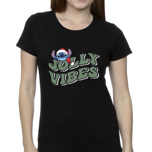 Disney Womens/Ladies Lilo & Stitch Jolly Chilling Vibes Cotton T-Shirt