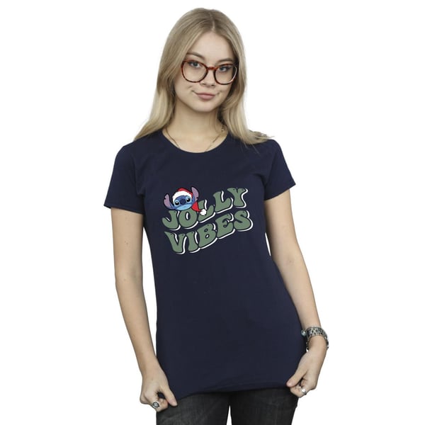 Disney Womens/Ladies Lilo & Stitch Jolly Chilling Vibes Cotton T-Shirt
