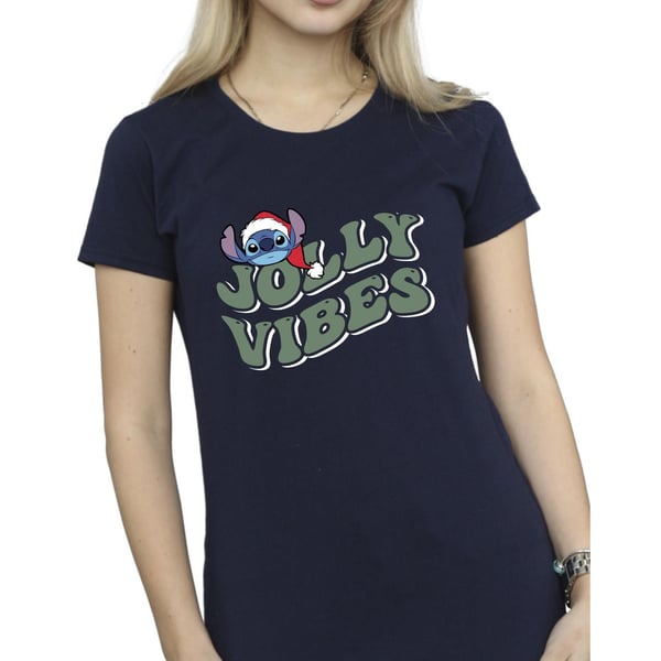 Disney Womens/Ladies Lilo & Stitch Jolly Chilling Vibes Cotton T-Shirt