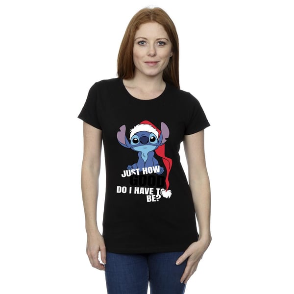 Disney Womens/Ladies Lilo & Stitch Just How Good Cotton T-Shirt