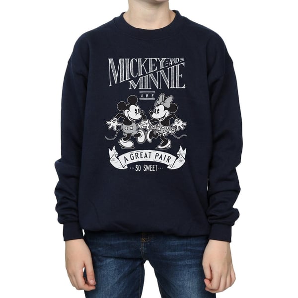 Disney Boys Mickey And Minnie Mouse Great Pair Sweatshirt