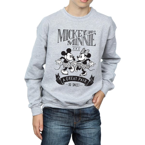 Disney Boys Mickey And Minnie Mouse Great Pair Sweatshirt