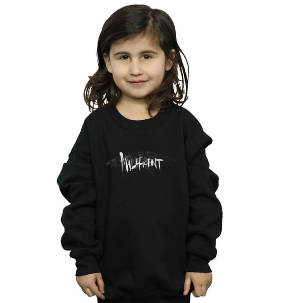 Disney Girls Maleficent Mistress Of Evil Wings Silhouette Sweatshirt