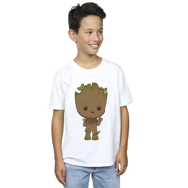 Marvel Boys I Am Groot Chibi Wave Pose T-Shirt