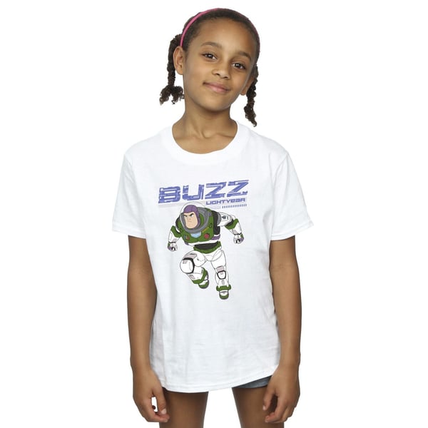 Disney Girls Lightyear Buzz Jump To Action Cotton T-Shirt