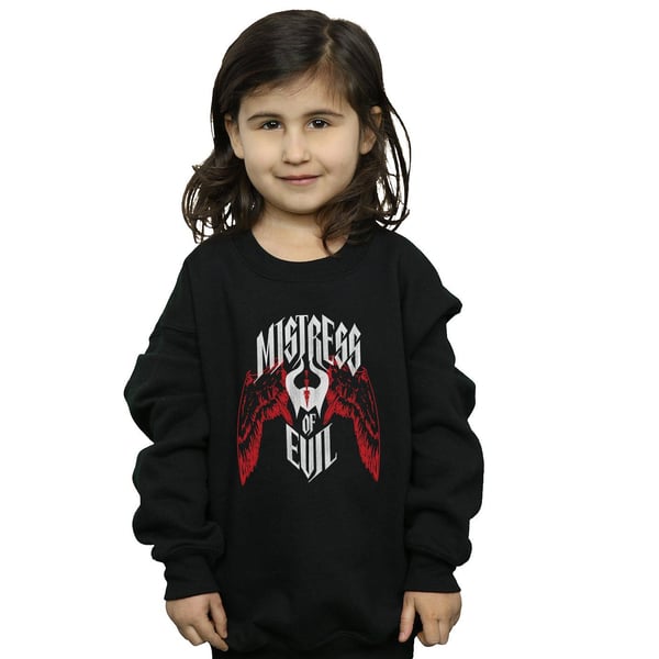 Disney Girls Maleficent Mistress Of Evil Wings Sweatshirt