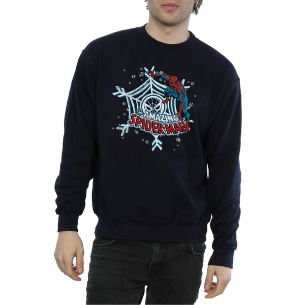 Marvel Mens Christmas Spider-Man Sweatshirt