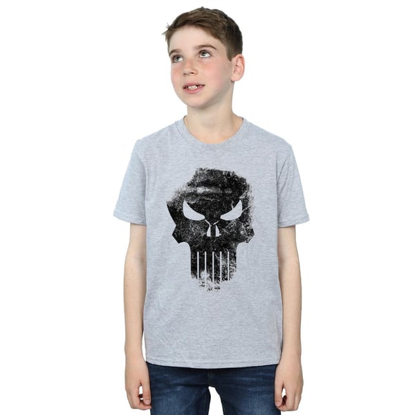 Marvel Boys The Punisher Distrressed Skull T-Shirt
