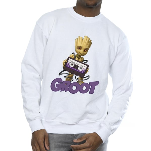 Guardians Of The Galaxy Mens Groot Casette Sweatshirt